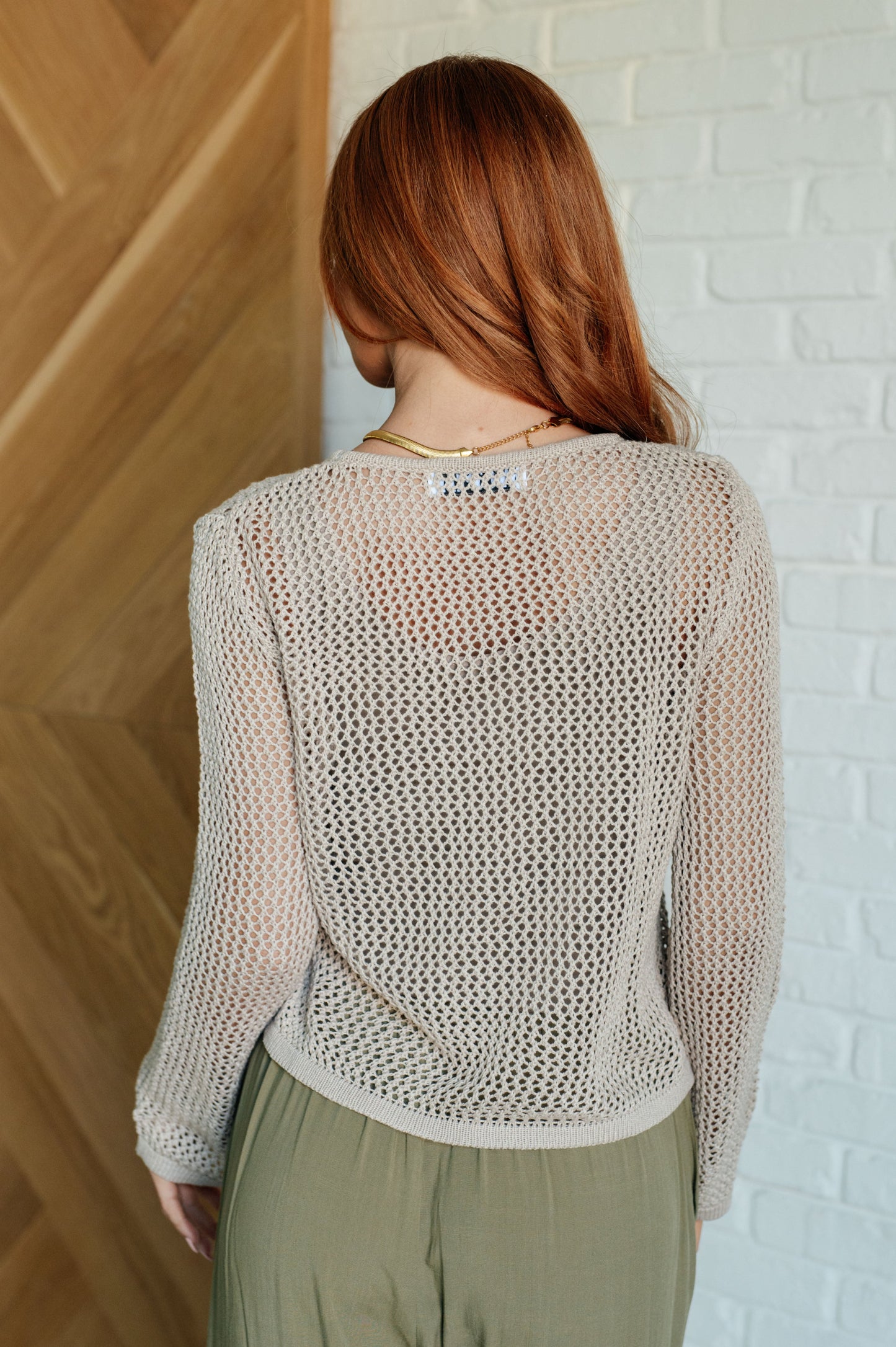 Calming Down Loose Knit Top